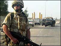 इराक़ में ब्रिटिश सैनिक