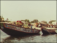 Senegal fishing boats