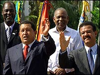 Chávez presidiu o encontro