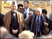 करज़ई और ज़ाहिर शाह