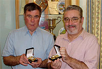 Mr Meirion Jones a Mr Hefin G Jones a'u gwobrau