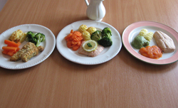 Food presentation is important