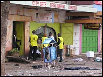 Hiện trường vụ nổ bom