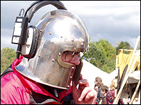 Richard Atkins at the Tewkesbury Medieval Festival