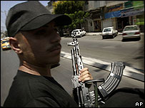 عضو حماس در غزه