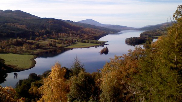 Alex also photogrpahed the famous Queen's View in Tummel Valley. He says, "The autumn colours are simply stunning."