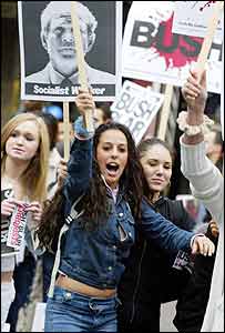 Protesto contra Bush