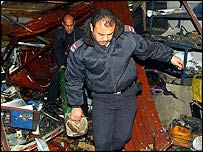 اسرائیلی فضائی حملے سے پھیلنے والی تباہی