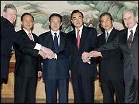 बैठक में आए छह देशों के नेता