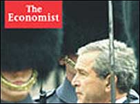 تصويری از جلد آخرين شماره نشريه اکونوميست 