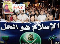 Manifestação da Irmandade Muçulmana