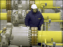 रूस से यूक्रेन को गैस आपूर्ति