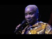 Angelique Kidjo live at the Old Fruitmarket. Photo by Louis Decarlo