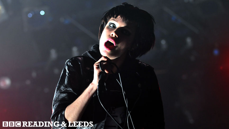 Crystal Castles perform at Reading and Leeds 2009