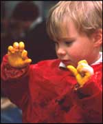 A nursery child painting