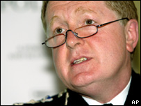 Ian Blair, chefe da polícia de Londres