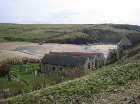 Gunwalloe Church by Julie Barwell