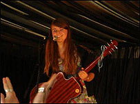 Rose on stage at Latitude 