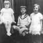 L to R Margaret (aged 2), Harvey and sister Helen - circa 1927