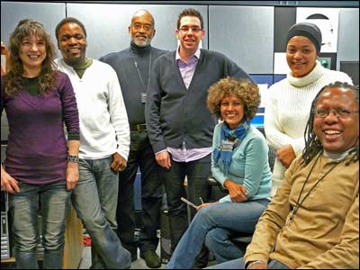 Parte da equipa da BBC em 2009