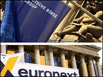DB ve Euronext logosu