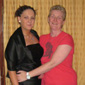 Patsi with close friend & neighbour Mary. Patsi was dressed to attend the Young Achievers Ball held at Stormont