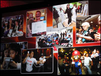 Screen shots from Nintendo presentation