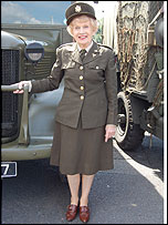 Military vehicle coordinator Poppy Butcher.
