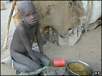 Afrikalı bir çocuk