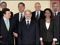 Toplantıya katılan bakanlar 