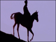 نمایی از فیلم 'عروس ایل ترکمن 'ساخته 'کیومرث درم بخش'