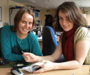 Anna Aapola (left) and Ffiona Rowland
