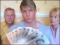 亨特和父母戴维与琳达