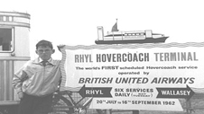Bill Jones yn y Rhyl yn 1962