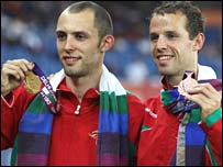 Dai Greene a Rhys Williams