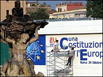 Evropskou ústavní smlouvy podepsali představitelé EU v Římě