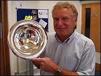 Bruce Russell with the Ormer Bowl