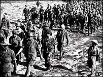 Zajatí francouzští vojáci