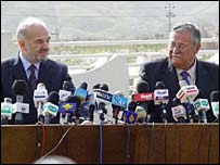 Başbakan Caferi ve Cumhurbaşkanı Talabani