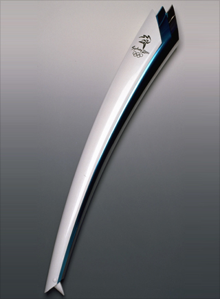 Photo: The torch design for the 2000 Summer Games