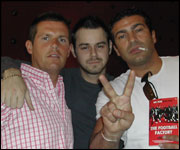 Three wise moviemakers: Nick, Danny and Tamer