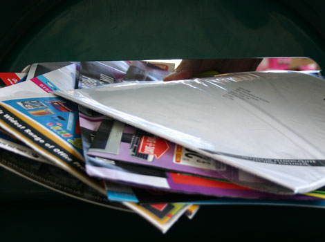 Letters being posted though a letterbox