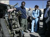 Rosinha no centro de monitoramento de Jerusalém