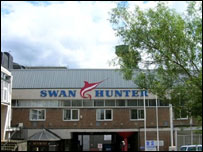 Swan Hunter entrance. Photo: Barry Martin