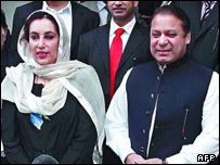 شریف و بوتو در ماه اکتبر