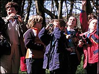 Children on a wildlife watch
