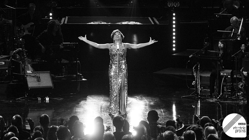 Dame Shirley Bassey at the Electric Proms 2009