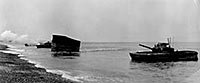 D-Day Tanks going ashore