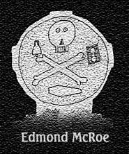 Headstone showing Mortality Symbols, found in the Pubble Graveyard in Co. Fermanagh