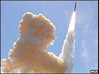 آزمایش سپر دفاع موشکی